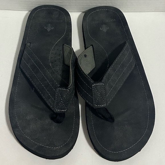 Vintage Stone Men’s Flip Flops - Picture 1 of 5